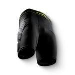 Storelli Unisex BodyShield Impact Sliders, High-Impact Protection, Sweat-Wicking, UV-Resistant Athletic Undershorts for Soccer & Heavy-Duty Sports, Black Small