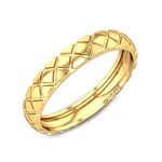 CANDERE - A KALYAN JEWELLERS COMPANY Lightweight 18kt Yellow Gold Band Ring for Men