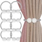 8 Pack Magnetic Curtain Tie Backs w