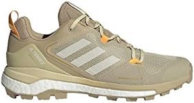 adidas Men's Terrex Skychaser 2.0 Hiking Shoe, Beige Tone/Wonder White/Flash Orange, 10 UK