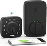 ULTRALOQ Smart Lock with Door Sensor, 5-in-1 Keyless Entry Door Lock with Built-in WiFi, Bluetooth and Keypad, WiFi Door Lock, WiFi Deadbolt, ANSI Grade 1 Certified - U-Bolt WiFi, Lock