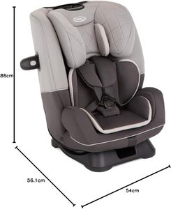 Graco SlimFit R129 Convertible Car Seat – Compact All-in-One Safety Seat