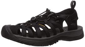 KEEN Women's Whisper Sport Sandal, Black/Magnet, 5.5 M (Medium) US