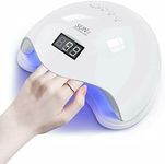 Yotsuba UV Nail Lamp, 48W UV LED Nail Lamp, Light Gel Polish Dryer Manicure Art Curing, 4 Timer Setting for Gel Fingernails Toenails, LED Display