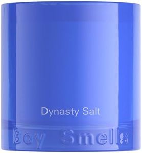 Boy Smells Dynasty Salt Cotton Candle - 8.5 oz Luxury Candle with Pink Pepper, Cotton Accord, and Musk - Cotton Wick - Up to 50-Hour Burn - Cotton Wick