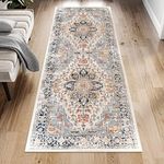 Bohemian Runner Rug 1'4"x9' Washable Hallway Runner Rug Non Slip Entryway Runner Rug, Soft Indoor Floor Carpet for Kitchen Laundry Bedroom - Style5