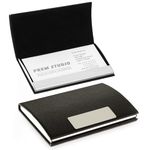 OFIXO Premium Metal (Black) Stylish Executive Credit/Debit/ATM/ID/Visiting Super Sleek, Sturdy || 6 Card Holder |9.5cm X 6.7cm X 1.3cm| for Men's & Women's