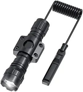 WINDFIRE Weapon Light with Pressure Switch, 2200 Lumens Tactical Flashlight Matte Black with M-Lok Flashlight Mount