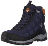 Columbia Men's Firecamp Boot Hiking Shoe, Collegiate Navy Bright Copper, 8.5 UK