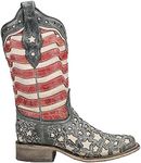 CORRAL Women's A3758 Inlay Square T