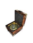 M.A & SONS Personalized Handmade Brass Pocket Watch with Beautiful Wooden Box