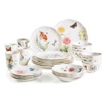 Lenox 865075 Butterfly Meadow 28-Piece Dinnerware Set Multicolor