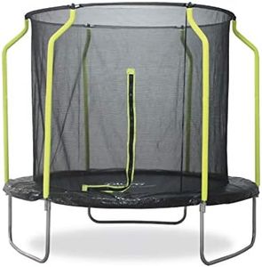 Plum 8 feet Spring Safe Trampoline with Safety net for Kids and Adults