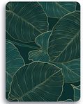 Small Mouse Pad 6 x 8 Inch, Audimi Mini Mouse Pad Ultra Thick for Laptop Wireless Mouse Home Office Travel, Portable & Washable (Tropical Leaves)