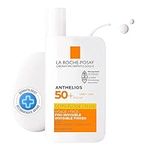 La Roche-Posay Sunscreen Lotion, Anthelios Ultra Fluid Face Sunscreen SPF 50+ Broad Spectrum, Non Greasy, Lightweight, Non-Comedogenic, Water Resistant, Fragrance Free, 50 ML