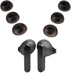 kwmobile 6X Replacement Ear Tips Compatible with JBL Live Pro 2 TWS - Set of Silicone Eartips for Earbuds Headphones