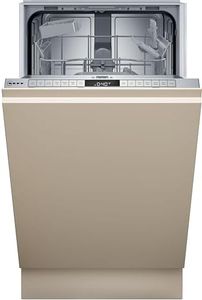 Neff S855EKX06E, N 50, Smarter Geschirrspüler Vollintegriert, 45cm, Besteckkorb, automatische Türöffnung Open Dry, sehr leise Spülmaschine, Schmutzerkennung, für hartnäckige Verschmutzungen, Aqua Stop