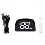 Shkalacar Car Digital GPS Speedometer Car HUD Heads Up Display with Speed, Mph/Kmh，USB Plug and Play for All Car