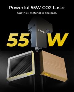 xTool P2S 55W CO2 Laser Engraver Cutter – High Precision
