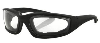 Bobster Foamerz 2 Sunglass, Black Frame, Anti-fog Clear
