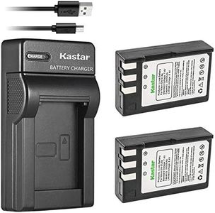 Kastar Battery (X2) & Slim USB Charger for Nik EN-EL9, ENEL9, EN-EL9a, ENEL9A, MH-23 and Nik D3000, D5000, D40, D60, D40X SLR Cameras