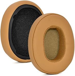 Replacement Ear Pads Cushion Covers for Skullcandy Crusher Wireless Hesh 3 Wireless Headphone (Brown)