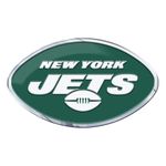 Fanmats 60465: New York Jets Heavy Duty Aluminum Embossed Color Emblem