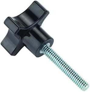 WOODRIVER Knob, Four Arm with 1/4"-20 x 1-1/2" Stud