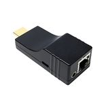 DDMALL ProAV 492ft 1080p HDMI Over IP Extender, Using Single CAT5e/CAT6 Cable, Compact Size, USB-Powered, One-to-One, One-to-Many, Receiver (RX) Only