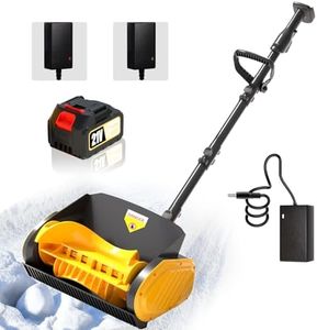 Electric Cordless Snow Shovel, 14.5" Battery Powered Snow Blower for Makita Battery 24V Brushless Motor 30Ft Thrower Distance Plow Removal Pusher Portable Winter for Driveway/Step/Patio/Sidewalk