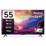 Redmi Xiaomi 138 cm (55 inch) F Series UHD 4K Smart LED Fire TV L55MA-FVIN (Black)