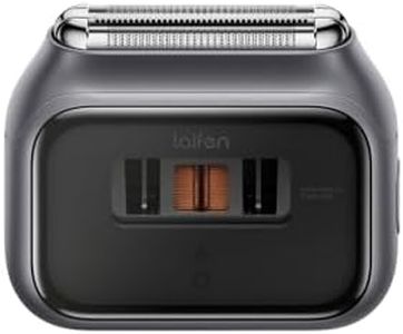 Laifen P3 Pro Rasoio Elettrico, Regolabarba Uomo con Motori ad Alta Velocità Proprietari, 2 Da 12.000 Tagli/Min, Durata Della Batteria Di 100 Minuti, Impermeabilità IPX7, Ideale per Viaggia