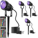 RGB Spotlight Outdoorwith Timer, 12