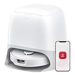 roborock Qrevo Curv Robot Vacuum Cleaner with Mop, 18,500 Pa, Zero-Tangling, FlexiArm, AdaptiLift Chassis, Liftable Brush&Mops, 75°C Hot Water Mop Washing, Intelligent Dirt Detection&Voice Assistant