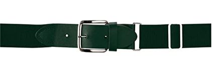 Wilson Adult Elastic Baseball Belt, Dark Green