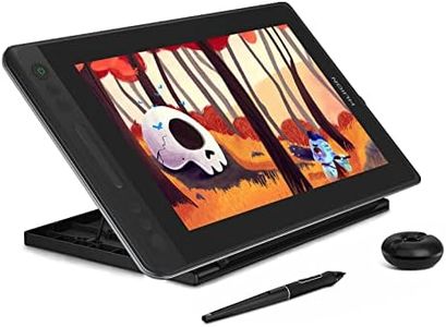 HUION KAMVAS Pro 13 Graphics Drawing Tablet with Screen Full-Laminated Drawing Monitor with Battery-Free Stylus Tilt 4 Hot Keys Touch Bar-13.3inch Pen Display with Stand for Windows/MAC/Linux Black