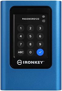 Kingston IronKey Vault Privacy 80 1.92TB External SSD | FIPS 197 | XTS-AES 256GB Encrypted | Touch Screen PIN | Secure Data Protection | IKVP80ES/1920G