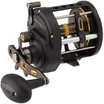 Penn, Fathom II Level Wind Saltwater Casting Reel, 50, 3.7:1 Gear Ratio, 30" Retrieve Rate, 5 Bearings, Right Hand, Black Gold