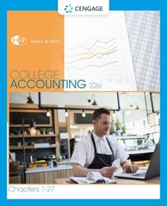 College Accounting, Chapters 1-27 (New in Accounting from Heintz and Parry)