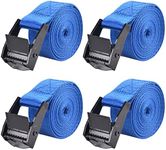 TRIWONDER Luggage Strap Luggage Strap Luggage Strap for Suitcase Backpack Bag (Blue - 4 Pack, 2m)