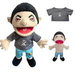 Jeffy Puppet Jeffy Series Hand Puppets Plush Toys Doll, Mischievous Funny Puppets Toy Hand Puppet with Working Mouth for Play House, Birthday Christmas Halloween Party Gift for Children (Bully Bill)