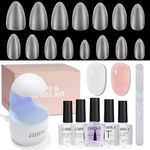 AILLSA Almond Nail Kit with U V Lam