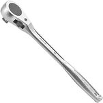 TOP RH-4R Ratchet Handle, Strong Type, 15° Feed, Drive: 0.5 inches (12.7 mm), Made in Japan, Forged