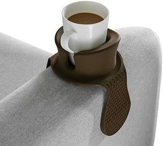 Sofa Cup Holder - Watruer The Ultimate Anti-Spill Holder Silicone Drink Holder for Your Sofa or Couch - Brown