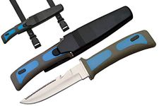 Szco Supplies Diver's Knife, Blue