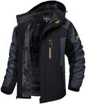 TACVASEN Men's Jacket Winter Black 
