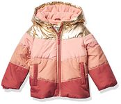 OshKosh B'Gosh Girls' Perfect Puffer Jacket, Cinnamon, 4