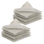 Kuber Industries Pack of 2 Tirpal | 6x6 Feet | Waterproof Tarpaulin Sheet | 120 GSM Tadpatri | Tharpai | Eco-Friendly Tent Tirpal | Thadika | Thappi | Tarp | Lightweight Premium Tirpal | White