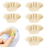 Heel Grips Shoes Too Big, 6pcs Heel Cushion Pads Thick Heel Protectors Shoe Grips Anti Slip Shoe Heel Pads Prevent Rubbing for Man Women Kids (6PCS A)