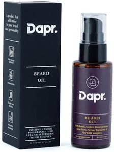 Dapr. Beard Oil (50 ml) | Patchouli, Amber & Five Oil Complex | Non sticky & Lightweight | Promotes Beard Growth|